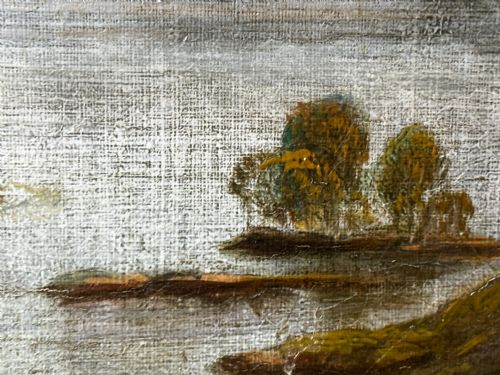 PAINTING LAKE DISTRICT CRUMMOCK WATER BY WILLIAM MITCHELL OF MARYPORT - ADDITIONAL PHOTO 28