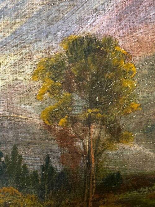 PAINTING LAKE DISTRICT CRUMMOCK WATER BY WILLIAM MITCHELL OF MARYPORT - ADDITIONAL PHOTO 29