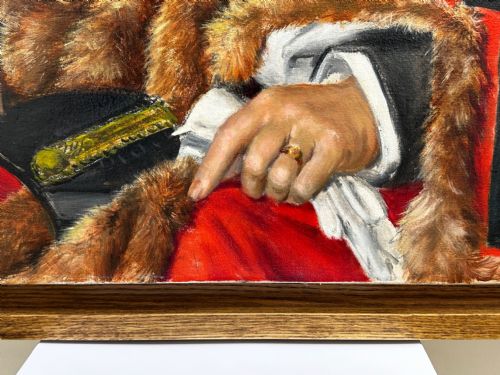 PORTRAIT MAYOR MAIDSTONE KENT RED COAT ROBES SIGNED BERNARD HAILSTONE - ADDITIONAL PHOTO 6