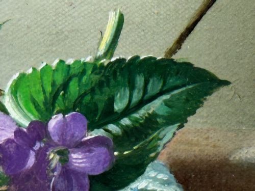 OIL PAINTING FLOWERS LILIES IRISES LILACS HIBISCUS BY ALBERT WILLIAMS - ADDITIONAL PHOTO 19