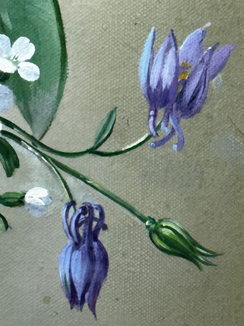 OIL PAINTING FLOWERS LILIES IRISES LILACS HIBISCUS BY ALBERT WILLIAMS - ADDITIONAL PHOTO 20