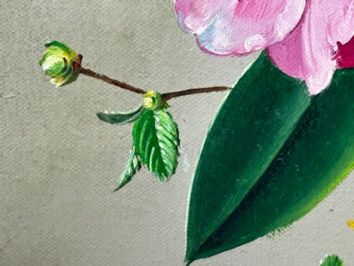 OIL PAINTING FLOWERS LILIES IRISES LILACS HIBISCUS BY ALBERT WILLIAMS - ADDITIONAL PHOTO 23