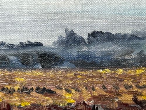 OIL PAINTING BRENT GEESE BRANCASTER STAITHE WETLANDS BY HUGH MONAHAN - ADDITIONAL PHOTO 17