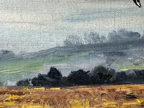OIL PAINTING BRENT GEESE BRANCASTER STAITHE WETLANDS BY HUGH MONAHAN - ADDITIONAL PHOTO 18