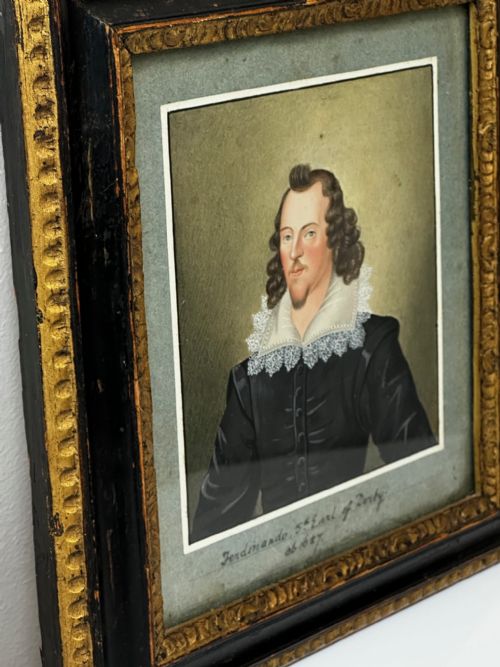 PAINTING FERDINANDO STANLEY 5TH EARL DERBY BY GEORGE PERFECT HARDING - ADDITIONAL PHOTO 6