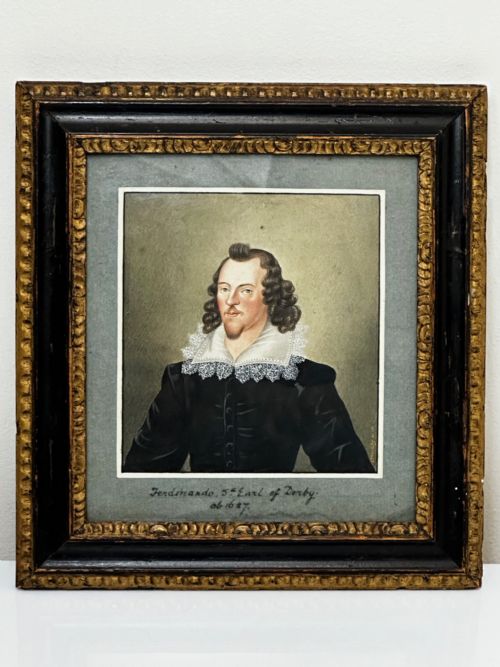 PAINTING FERDINANDO STANLEY 5TH EARL DERBY BY GEORGE PERFECT HARDING - ADDITIONAL PHOTO 19
