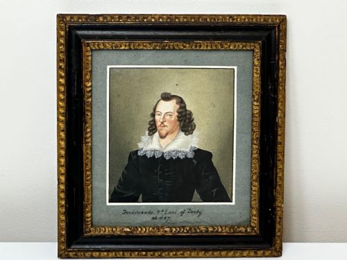 PAINTING FERDINANDO STANLEY 5TH EARL DERBY BY GEORGE PERFECT HARDING - ADDITIONAL PHOTO 24