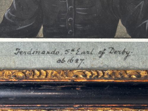 PAINTING FERDINANDO STANLEY 5TH EARL DERBY BY GEORGE PERFECT HARDING - ADDITIONAL PHOTO 27