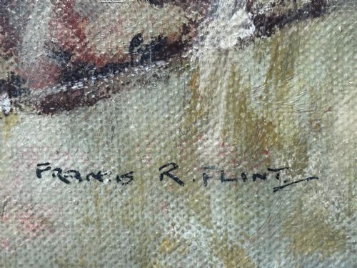 OIL PAINTING MILITARY BATTLE 2ND AFGHAN WAR BY FRANCIS RUSSELL FLINT - ADDITIONAL PHOTO 4