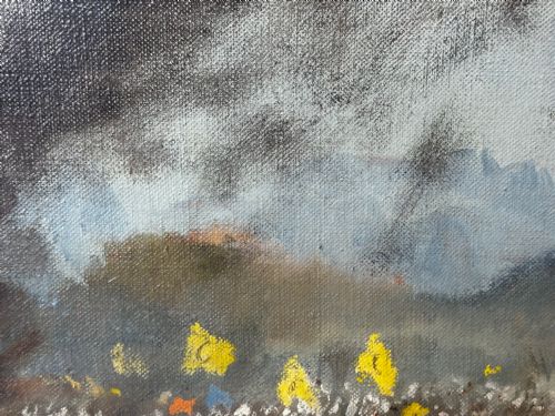 OIL PAINTING MILITARY BATTLE 2ND AFGHAN WAR BY FRANCIS RUSSELL FLINT - ADDITIONAL PHOTO 21