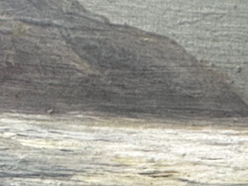19TH CENTURY OIL PAINTING SUMMER MORNING SPANISH HEAD ISLE OF MAN - ADDITIONAL PHOTO 12