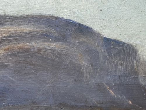 19TH CENTURY OIL PAINTING SUMMER MORNING SPANISH HEAD ISLE OF MAN - ADDITIONAL PHOTO 13