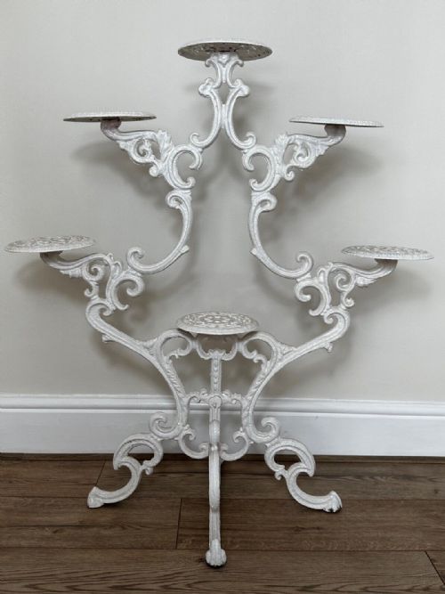 victorian garden 6 branch plant stand - CATEGORY: ANTIQUE MISCELLANEOUS - DATED VICTORIAN
