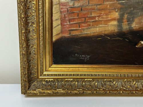 PAINTING THE MINT STALLION SIRE MANNER OF SIR ALFRED MUNNINGS - ADDITIONAL PHOTO 13