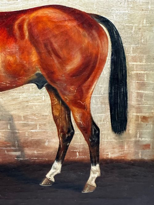 PAINTING THE MINT STALLION SIRE MANNER OF SIR ALFRED MUNNINGS - ADDITIONAL PHOTO 19