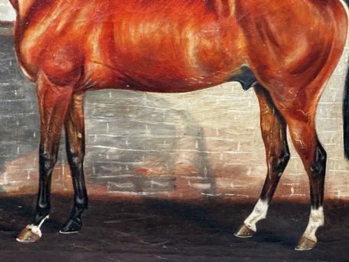 PAINTING THE MINT STALLION SIRE MANNER OF SIR ALFRED MUNNINGS - ADDITIONAL PHOTO 20