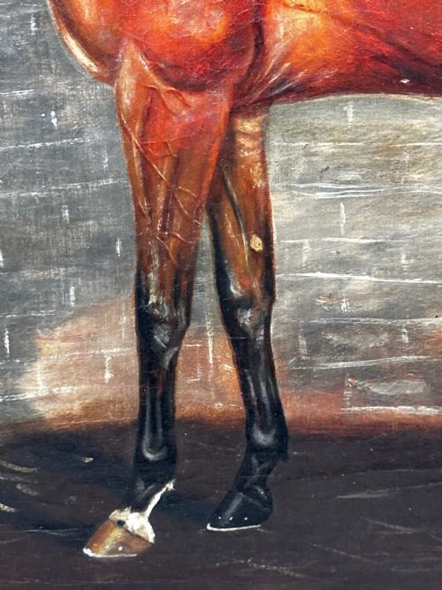 PAINTING THE MINT STALLION SIRE MANNER OF SIR ALFRED MUNNINGS - ADDITIONAL PHOTO 21