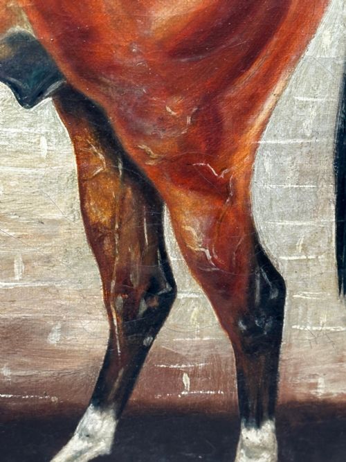 PAINTING THE MINT STALLION SIRE MANNER OF SIR ALFRED MUNNINGS - ADDITIONAL PHOTO 23