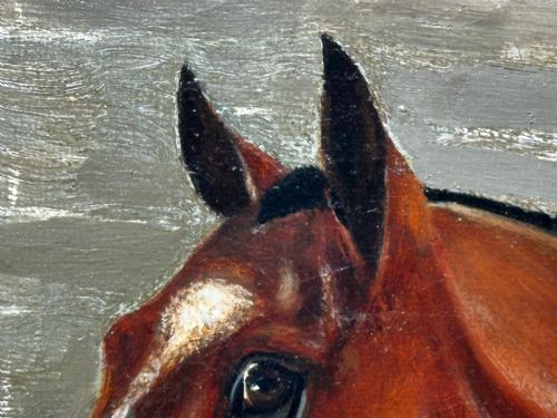 PAINTING THE MINT STALLION SIRE MANNER OF SIR ALFRED MUNNINGS - ADDITIONAL PHOTO 28