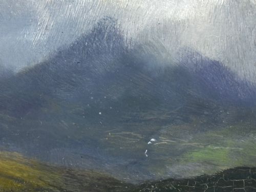 VICTORIAN OIL PAINTING THE GLEN SLIGACHAN SKYE SCOTLAND LOUIS BOSWORTH HURT - ADDITIONAL PHOTO 18