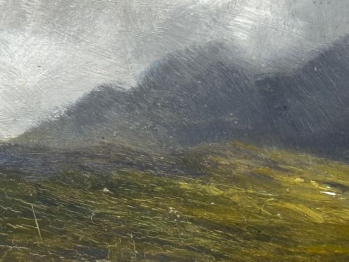 VICTORIAN OIL PAINTING THE GLEN SLIGACHAN SKYE SCOTLAND LOUIS BOSWORTH HURT - ADDITIONAL PHOTO 22