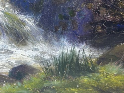 VICTORIAN OIL PAINTING THE GLEN SLIGACHAN SKYE SCOTLAND LOUIS BOSWORTH HURT - ADDITIONAL PHOTO 29