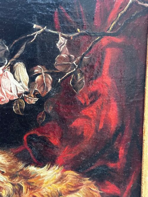 OIL PAINTING KITTEN PATIENCE BY FRANCISCO JOS DOMINGO Y MARQUS - ADDITIONAL PHOTO 27