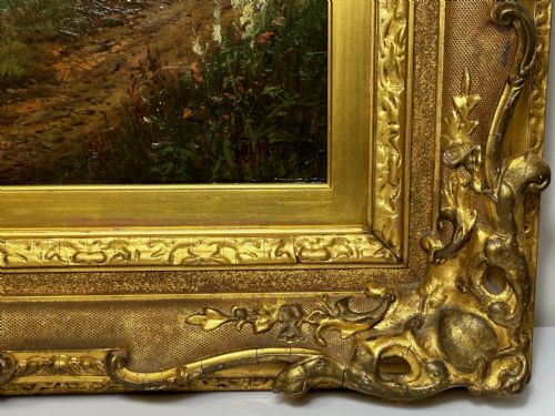 HUGE VICTORIAN OIL PAINTING HIGHLANDS GLEN GOIL BY JAMES GREENLEES - ADDITIONAL PHOTO 15