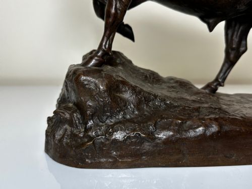 19TH CENTURY BRONZE SCULPTURE PRIZED BULL BY ISIDORE JULES BONHEUR - ADDITIONAL PHOTO 2