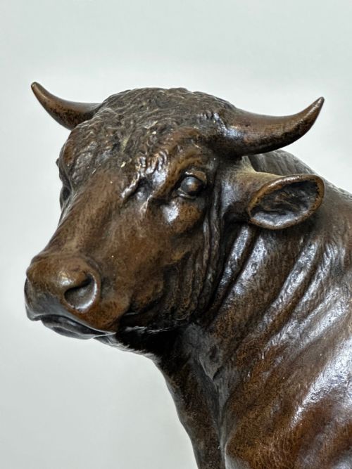 19TH CENTURY BRONZE SCULPTURE PRIZED BULL BY ISIDORE JULES BONHEUR - ADDITIONAL PHOTO 8