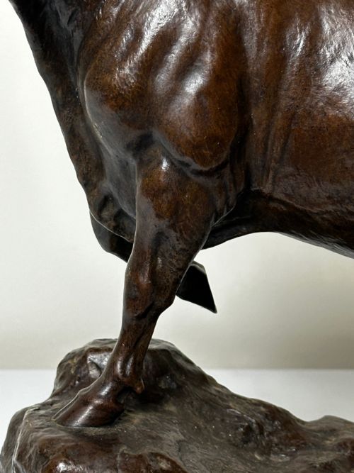 19TH CENTURY BRONZE SCULPTURE PRIZED BULL BY ISIDORE JULES BONHEUR - ADDITIONAL PHOTO 13