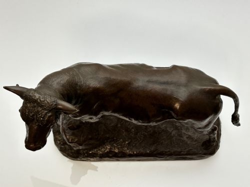 19TH CENTURY BRONZE SCULPTURE PRIZED BULL BY ISIDORE JULES BONHEUR - ADDITIONAL PHOTO 15