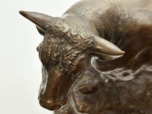 19TH CENTURY BRONZE SCULPTURE PRIZED BULL BY ISIDORE JULES BONHEUR - ADDITIONAL PHOTO 17