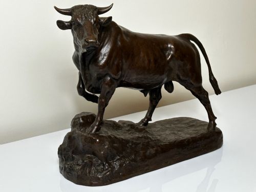 19TH CENTURY BRONZE SCULPTURE PRIZED BULL BY ISIDORE JULES BONHEUR - ADDITIONAL PHOTO 26