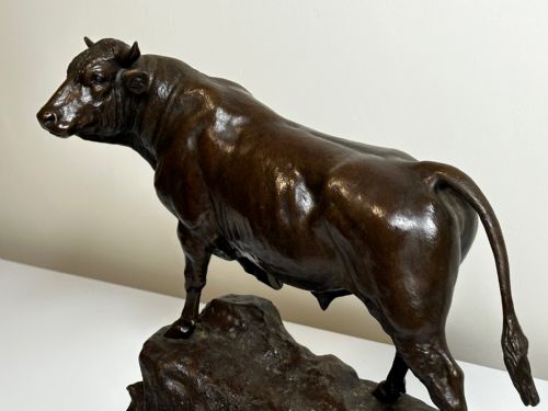 19TH CENTURY BRONZE SCULPTURE PRIZED BULL BY ISIDORE JULES BONHEUR - ADDITIONAL PHOTO 28