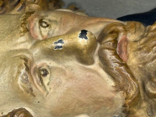 VICTORIAN CHARLES DICKENS PORTRAIT WALL SCULPTURE - ADDITIONAL PHOTO 11