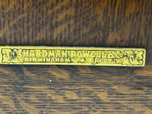 19TH CENTURY PUGIN DESIGN PRIVATE CHAPEL TIGER OAK LETTER BOX WITH KEY - ADDITIONAL PHOTO 9