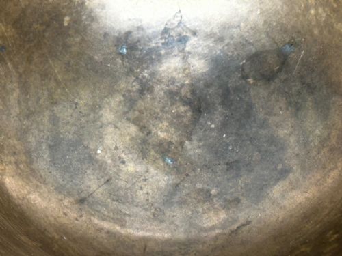 NAUTICAL BRITISH EARLY 19TH CENTURY BRONZE SHIP'S CAT ROUND FOOD BOWL - ADDITIONAL PHOTO 7