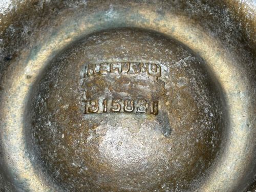 NAUTICAL BRITISH EARLY 19TH CENTURY BRONZE SHIP'S CAT ROUND FOOD BOWL - ADDITIONAL PHOTO 22