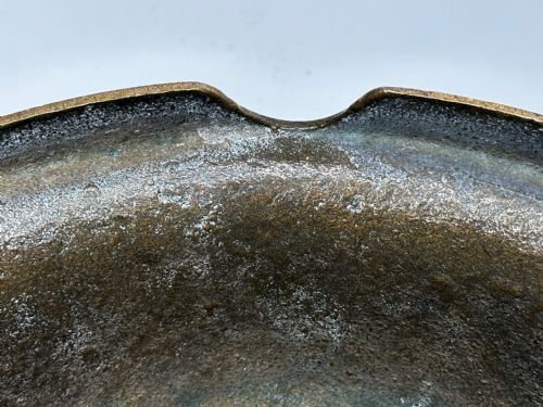 NAUTICAL BRITISH EARLY 19TH CENTURY BRONZE SHIP'S CAT ROUND FOOD BOWL - ADDITIONAL PHOTO 27
