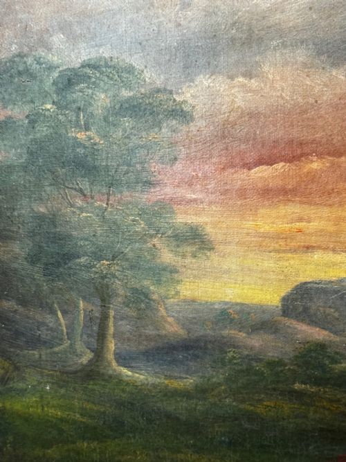 VICTORIAN OIL PAINTING ELIZA MADDOCK ONCHAN ISLE OF MAN HAVANESE DOG - ADDITIONAL PHOTO 29