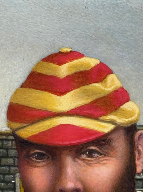 VICTORIAN OIL PAINTING PORTRAIT CRICKETER WILLIAM GILBERT GRACE - ADDITIONAL PHOTO 18