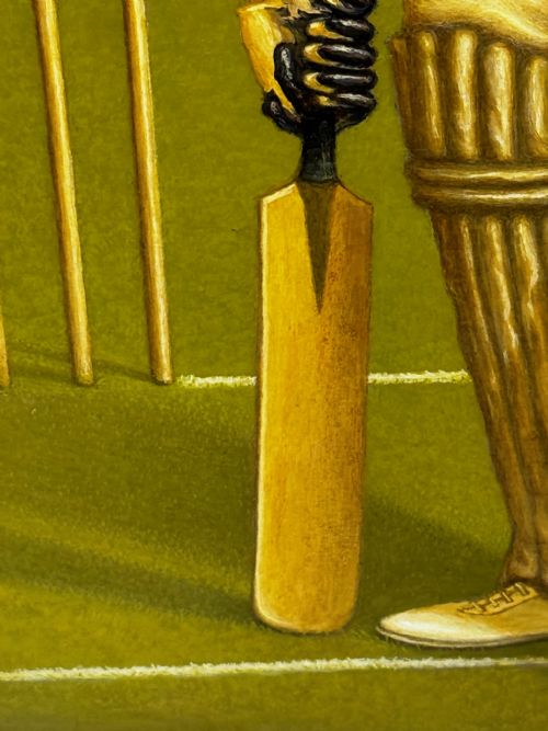 VICTORIAN OIL PAINTING PORTRAIT CRICKETER WILLIAM GILBERT GRACE - ADDITIONAL PHOTO 21
