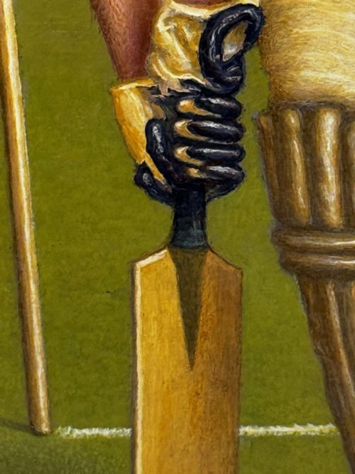 VICTORIAN OIL PAINTING PORTRAIT CRICKETER WILLIAM GILBERT GRACE - ADDITIONAL PHOTO 22