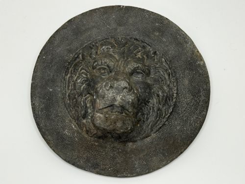 GEORGIAN LEAD REGAL LION GARDEN FOUNTAIN CROWN FINIAL SCULPTURE - ADDITIONAL PHOTO 2