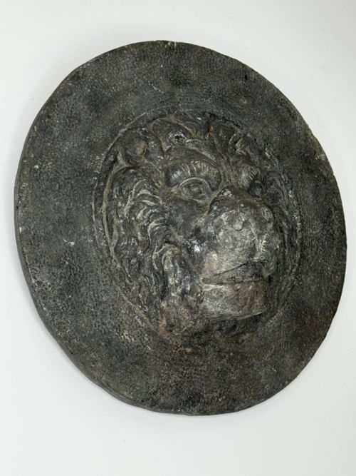 GEORGIAN LEAD REGAL LION GARDEN FOUNTAIN CROWN FINIAL SCULPTURE - ADDITIONAL PHOTO 6