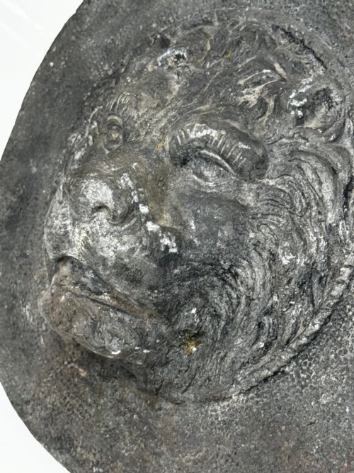 GEORGIAN LEAD REGAL LION GARDEN FOUNTAIN CROWN FINIAL SCULPTURE - ADDITIONAL PHOTO 11