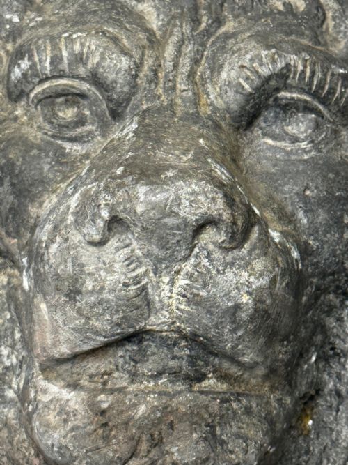 GEORGIAN LEAD REGAL LION GARDEN FOUNTAIN CROWN FINIAL SCULPTURE - ADDITIONAL PHOTO 13