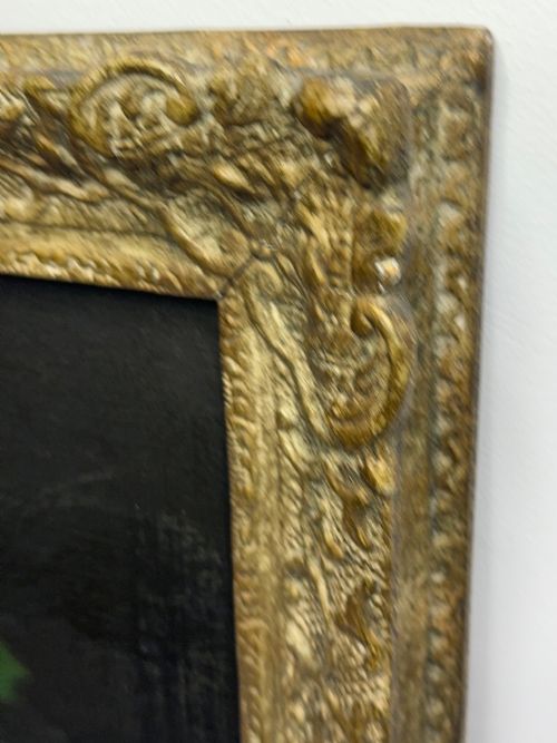 VICTORIAN OIL PAINTING FLOWERS YELLOW RED ROSES BY JAMES STUART PARK - ADDITIONAL PHOTO 12