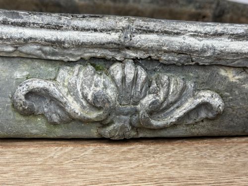 GEORGIAN SMALL POPPY WINDOW SILL LEAD GARDEN PLANTER - ADDITIONAL PHOTO 10